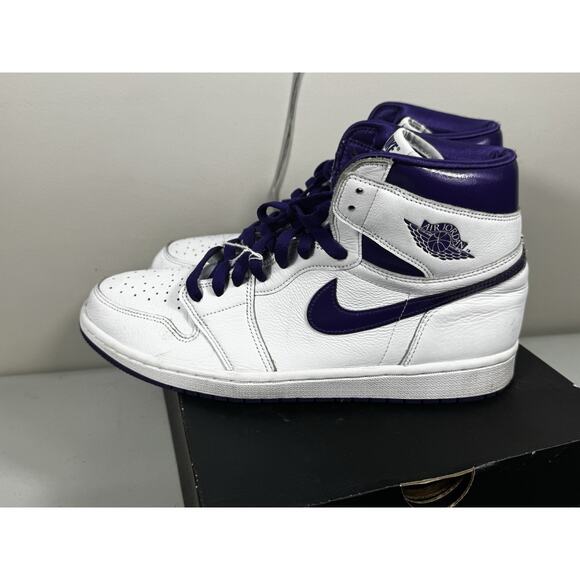 Nike Air Jordan 1 OG High Court Purple W CD0461-151 Women’s 12 / Men’s 10.5 - Picture 5 of 9